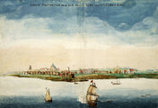 Nieuw Amsterdam látképe 1664-ben