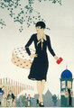 Reginald Edward Higgins 1933-as poszterén a vásárlókörútról visszatérő, fekete ruhás nő kezében már egyáltalán nem idegen a kinézetében a modernkori társaira hajazó pénztárca