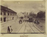 Baross utca a mai Orczy tér felé nézve az 1890 után években. (Fortepan/Budapest Főváros Levéltára / Klösz György fényképei)
