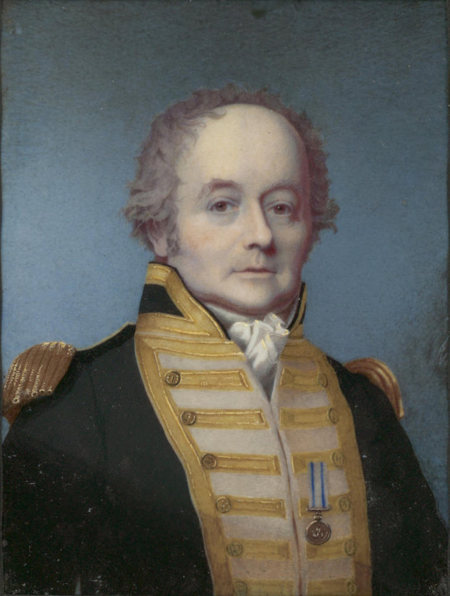 William Bligh, a Bounty kapitánya 1814-ben