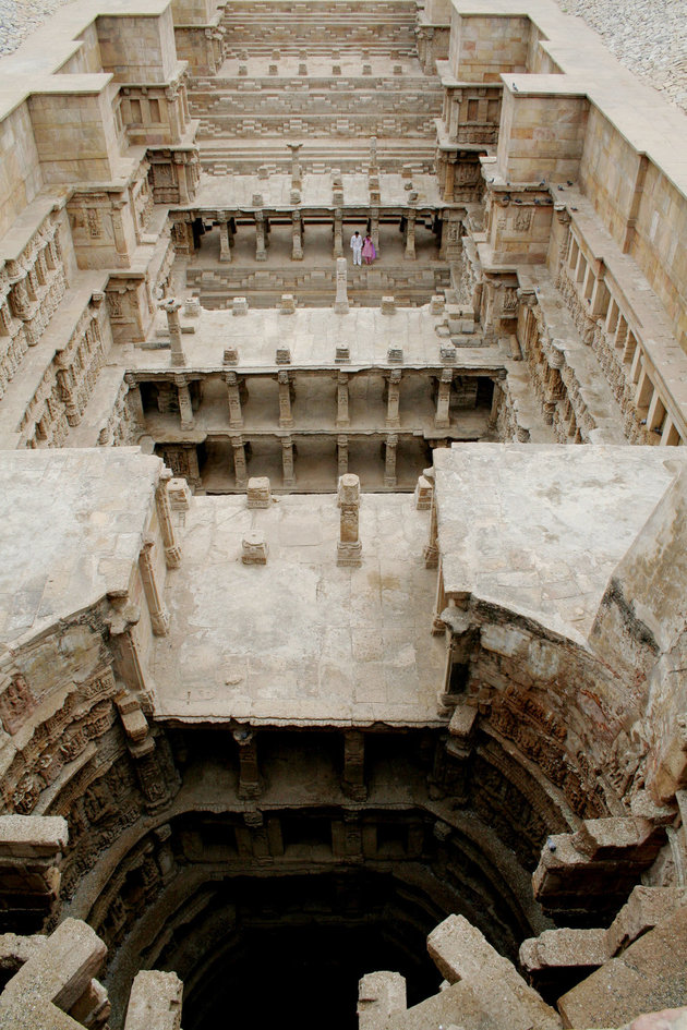 Rani ki vav föld alatti temploma felülről