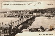 A Margit-híd egy századfordulós képeslapon