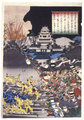 Japán mongol inváziója egy 19. századi japán művész, Utagava Kunijuki ábrázolásán