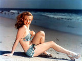 Marilyn Monroe mint pin-up girl egy 1940-es évekbeli postai levelezőlapon 