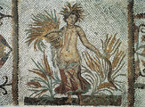 Ceresz istennőt ábrázoló 3. századi mozaik