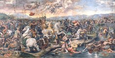 Gianfrancesco Penni (1496k.-1528): A Milvius-hídi csata (részlet)