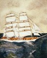 A Mary Celeste egy korabeli illusztráción