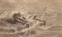 A ciklonba keveredett Mary Celeste a Bermudákon, 1872.
