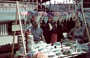 Csákók az egyik győri piacon (1939)