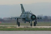 A horvát légierő MiG–21bisD vadászrepülője 2011-ben – a típus a Vihar hadműveletet lehetővé tevő közeli légitámogatás főszereplője volt