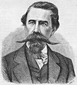 Rusz Károly metszete Türr Istvánról (Vasárnapi Ujság, 1867. szeptember 22.)