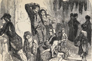 A St. Giles szegénynegyed a nélkülözők mellett a prostituáltak és a bűnözők otthonául is szolgált