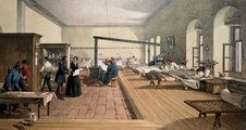 A gyógyítás frontvonalában – így fogadták a sebesülteket Nightingale őrangyalai (Kép forrása: Wikipédia/William Simpson, restaurálta: Adam Cuerden/ Wellcome Collection gallery/ CC BY-4.0)