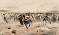 Magyar népfelkelők Pozsonynál 1848. október 30-án