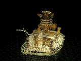 A bogotai múzeum egyik legértékesebb lelete, az aranyszekér