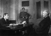 Bárdossy László volt miniszterelnök kihallgatása az Andrássy út 60-ban