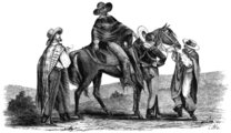 Mexikói rancherók egy 1852-ből való ábrázoláson
