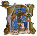 Károly Róbert a Képes krónika egyik miniatúráján
