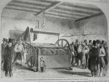 Kenyérgyártó gép a St. Marylebone-i dologházban, 1858