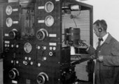 A rádió-műsorszórás fellegvára, 1933 (Kép forrása: Fortepan/ Rádió és Televízió Újság)