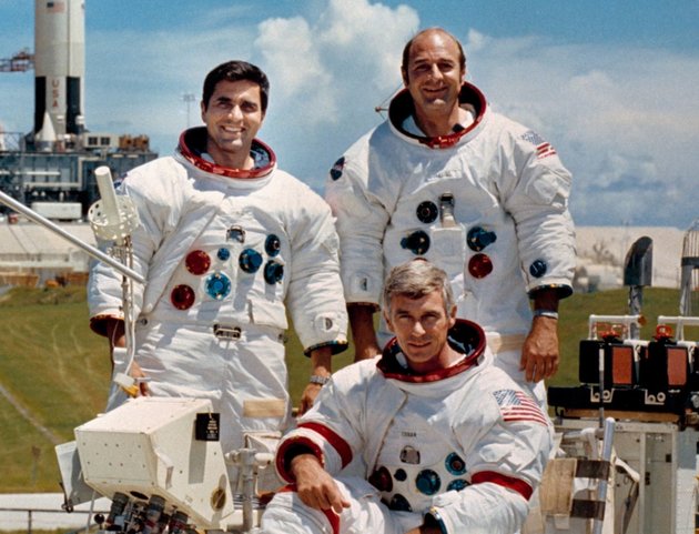 Az Apollo–17 legénysége – a mai napig ők voltak az utolsók, akik a Holdon jártak