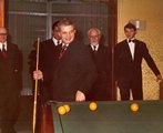 Ceaușescu 1988 szilveszterén még a biliárdgolyókat bűvölte