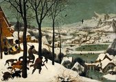  Idősebb Pieter Bruegel: Vadászok a hóban (1565)