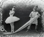Varvara Nyikityina a Cukorszilva Tündér, illetve Pavel Gerdt a lovagja szerepében az egyik korai előadáson