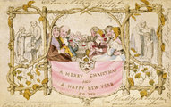Az első karácsonyi üdvözlőlap 1843-ból