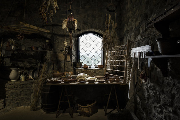 Egy középkori konyha Toszkánából (Kép forrása: Wikipédia/ Simone Letari/ CC BY-SA 4.0)