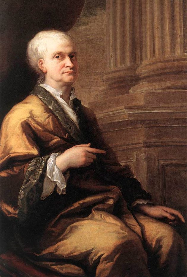 1712-es portré Newtonról