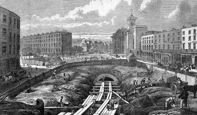 Építkezési munkálatok 1861-ben