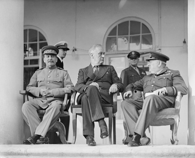 A teheráni konferencián, 1943