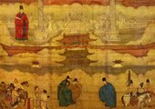 A Ming-dinasztia idejében készült festmény (részlet)