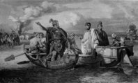 Valens császár és Fritigern találkozása a Duna vizén