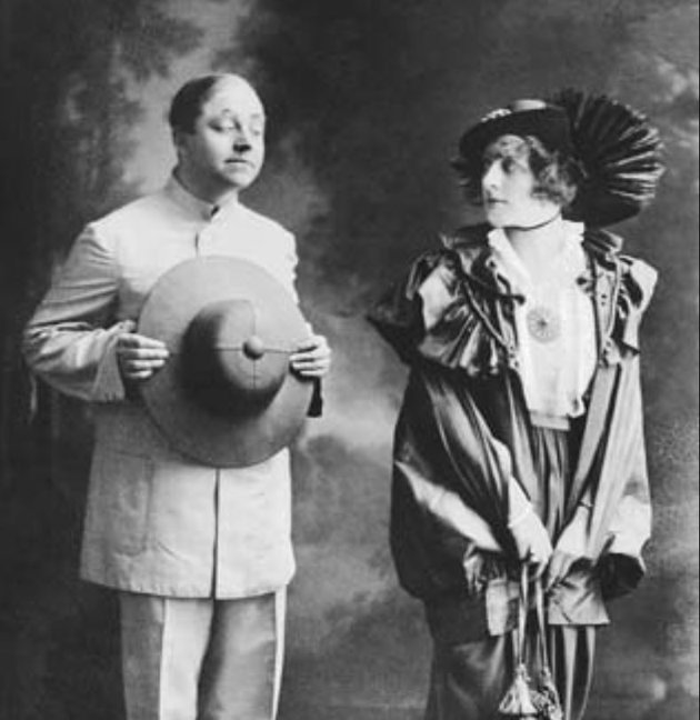Csortos Gyula és Gombaszögi Frida a színpadon (1914)