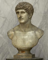 Marcus Antonius ókori márvány mellszobra a Vatikáni Múzeumok gyűjteményében