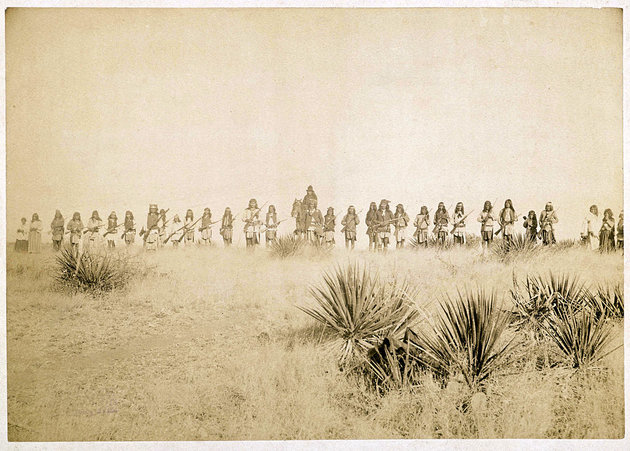 C. S. Fly képe Geronimo táboráról (1886)