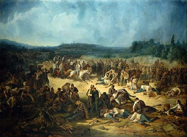 Tájkép csata után: a solferinói ütközet