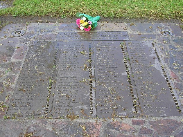 Az áldozatok emlékműve Tenerifén
