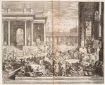 A tudományok és művészetek párbeszéde – allegorikus ábrázolás Ephraim Chambers 1738-ban kiadott Cyclopaediájában. A 18. században a tudományokat és a művészeteket még egymástól elválaszthatatlannak tekintették.