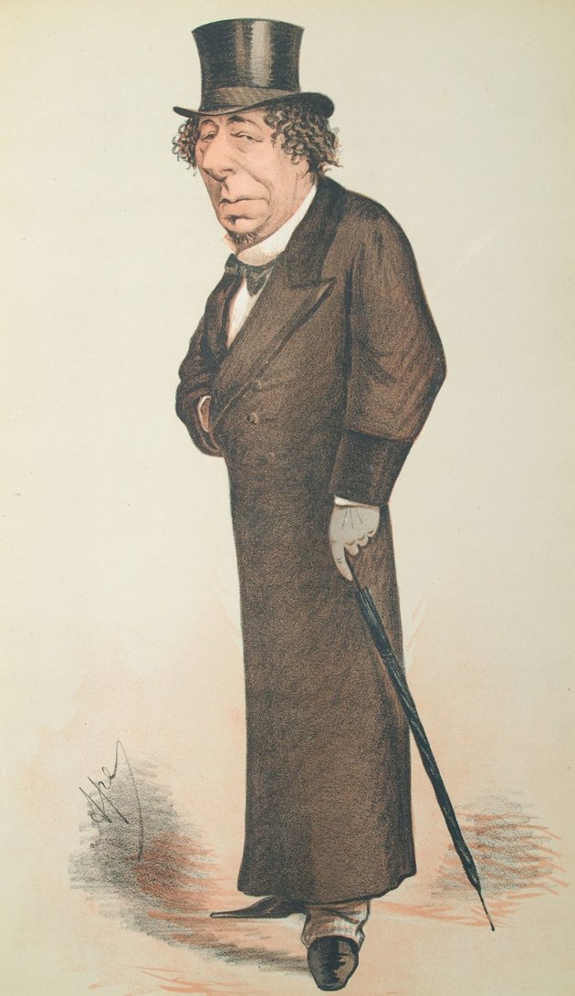 1869-es, a Vanity Fair című lapban megjelent karikatúra Disraeliről