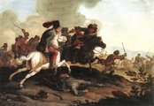 Kuruc–labanc lovas párbaj (id. Georg Philipp Rugendas festménye)