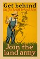 A nőket a Women's Land Armyhoz való csatlakozásra buzdító plakát a második világháborúból