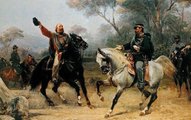 Garibaldi és II. Viktor Emánuel találkozása 1860. október 26-án