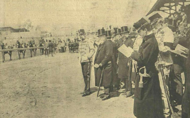 Ferenc József az állatkiállításon (1896. május 12.)