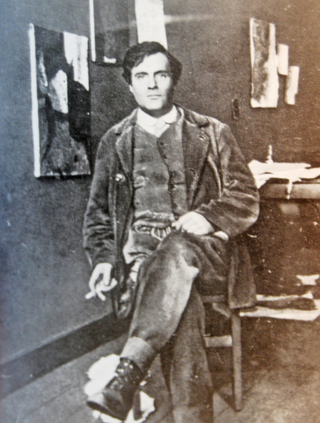 Modigliani a műtermében