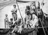 Római rabszolgapiac Gustave Boulanger 19. századi metszetén