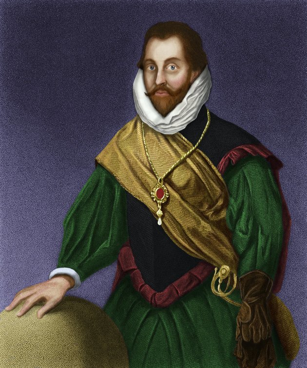 Sir Francis Drake portréja