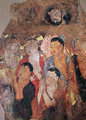 Szerzetesek és bodhiszattvák egy 9. vagy 10. századi kínai freskótöredéken